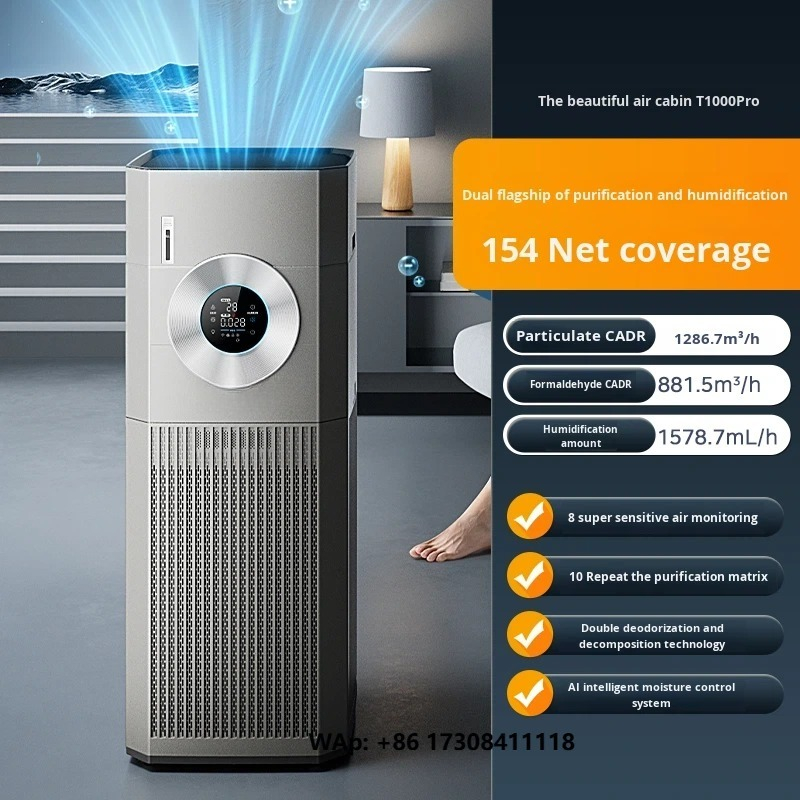 Air Purifier Hepa - Purificatore d'Aria Portatile T1000 Pro HEPA,